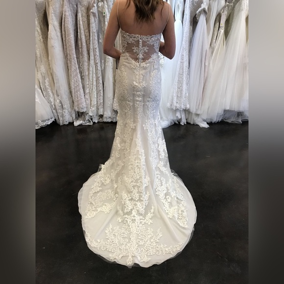 NWT SOTTERO AND MIDGLEY-MATTEA-5SR602 Wedding Dress - Size 8 - White - Mermaid - Picture 15 of 16